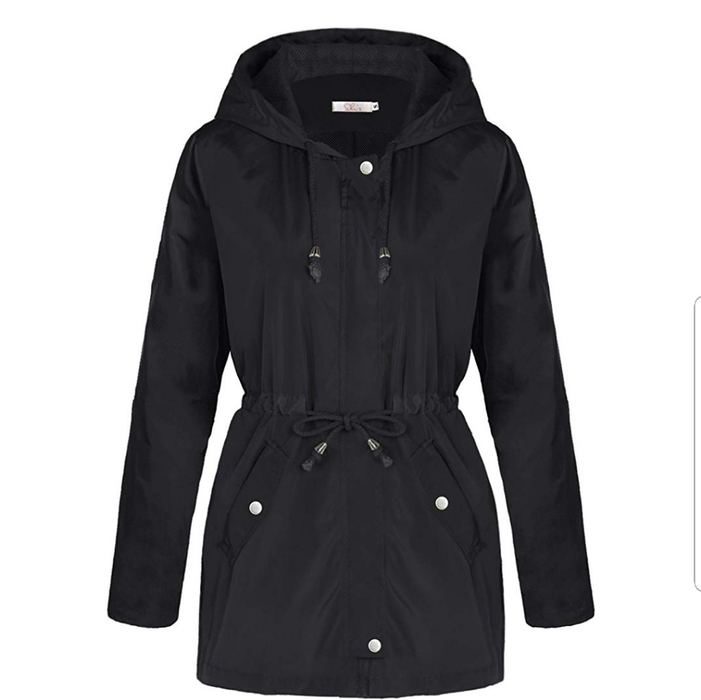 Womens Lightweight Lining Hooded Waterproof